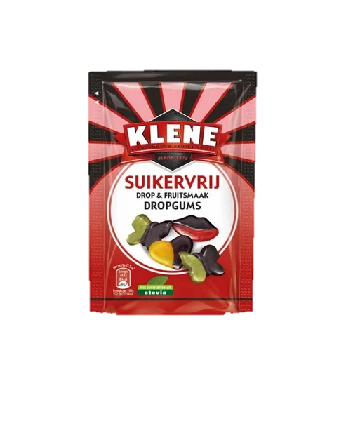 Klene Licorice Fruit Gums SF 110g