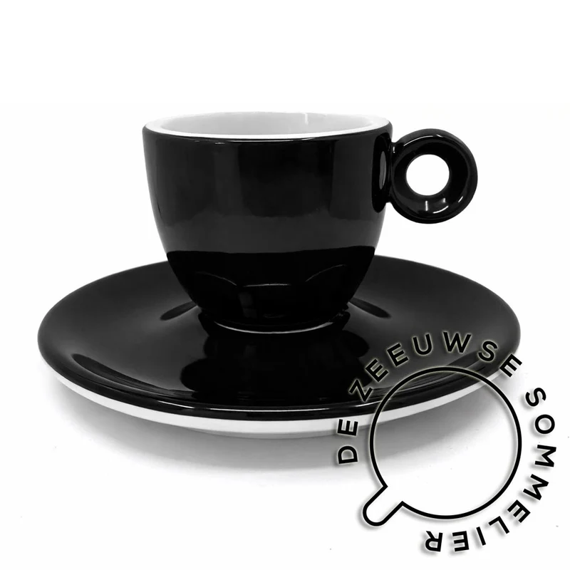 Espresso Kop & Schotel, Zwart