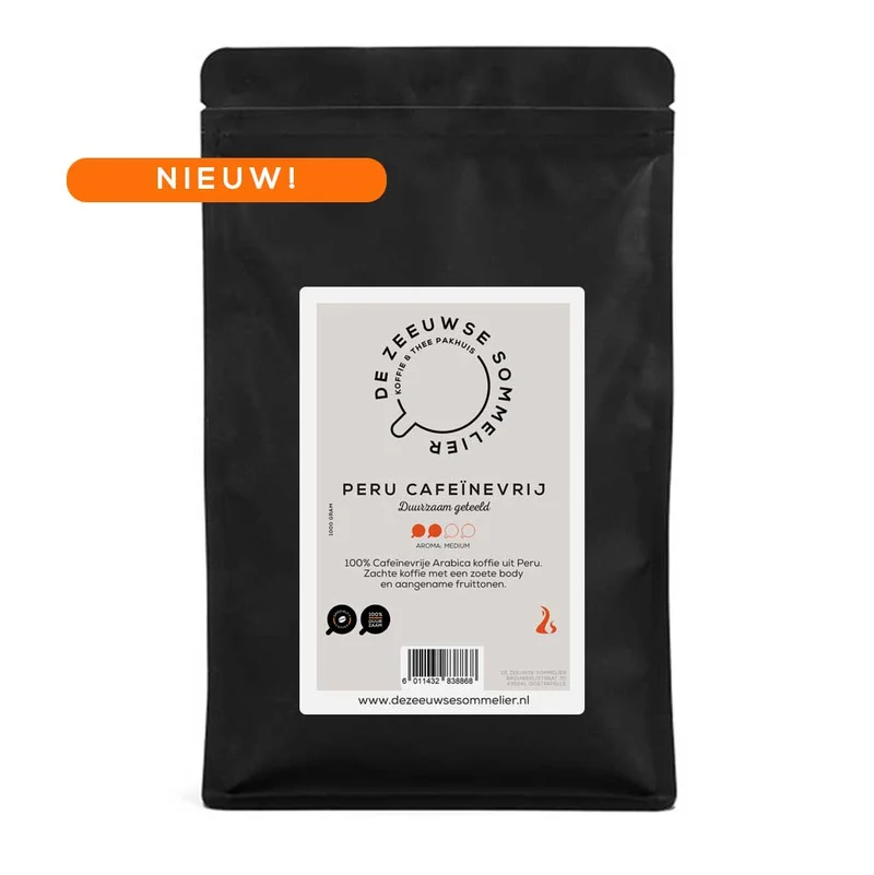 Cafeïnevrije Arabica, duurzaam geteeld
