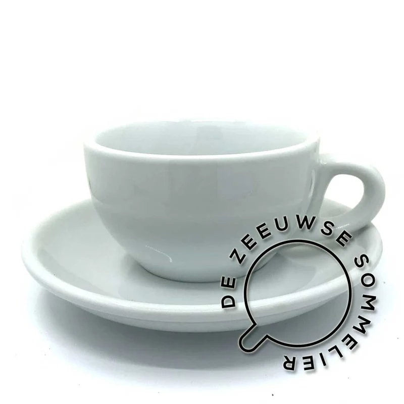 Cappuccino Kop & Schotel, Wit