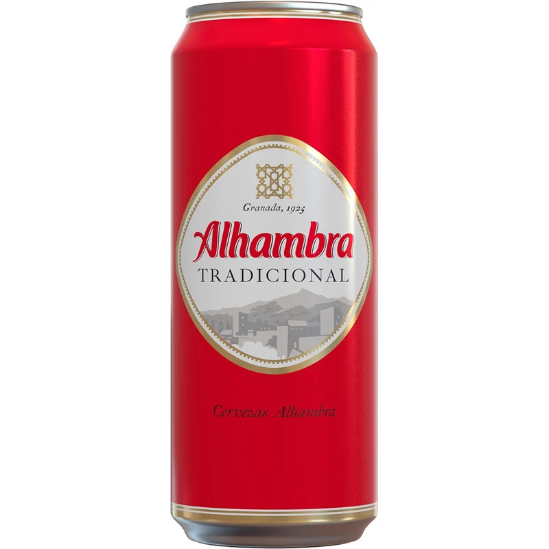 ALHAMBRA CERVEZA LATA 50 CL.