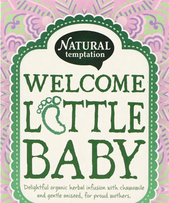 2 zakjes thee | Welcome little baby