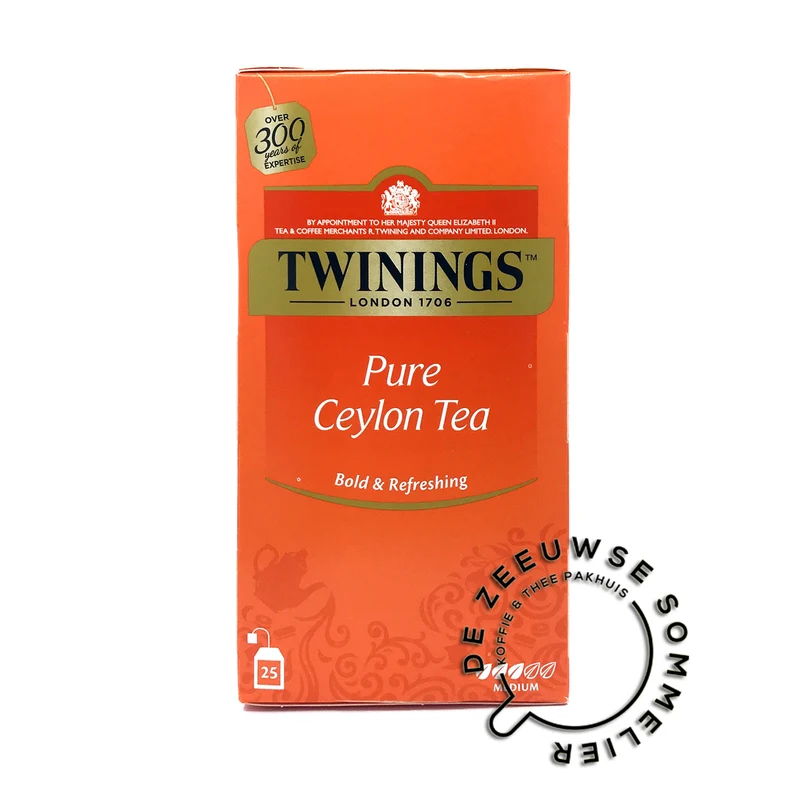 Pure Ceylon Thee - 25 theezakjes