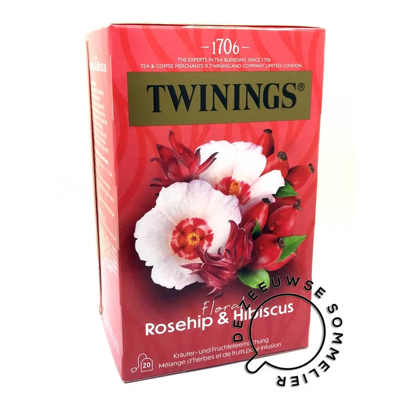 Rozenbottel en Hibiscus - 20 theezakjes