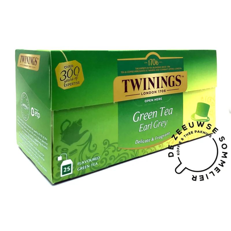 Green Earl Grey - 25 theezakjes