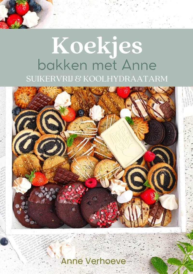 E-book koolhydraatarme koekjes bakken met Anne