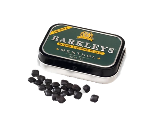 Barkleys Intense Licorice Pellets Menthol 16g