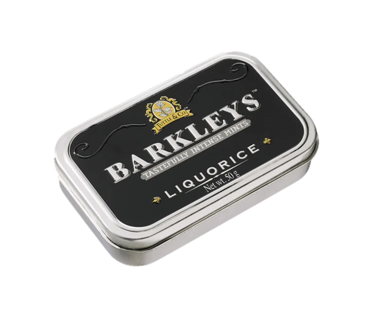 Barkley's Intense Mints Licorice 50g