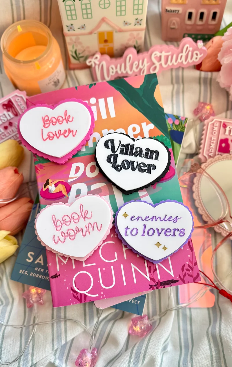 Bookish Decoration | Bookish magnets set van 2