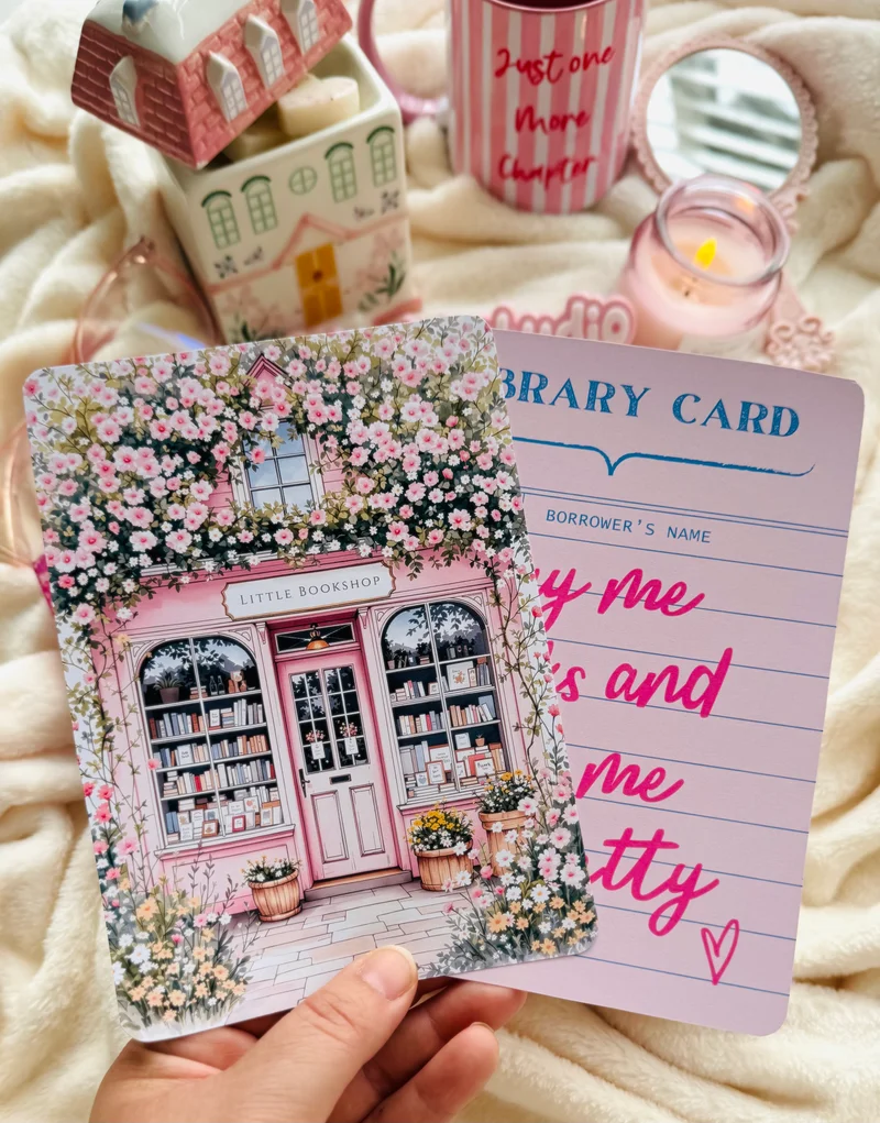 E-reader insert | Girlie bookstore mix
