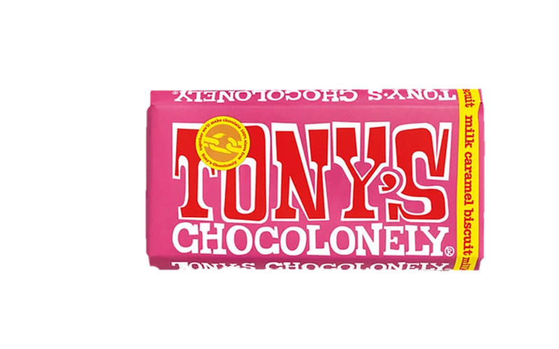 Tony's Chocolonely Bars Milk Caramel Biscuit 180 g