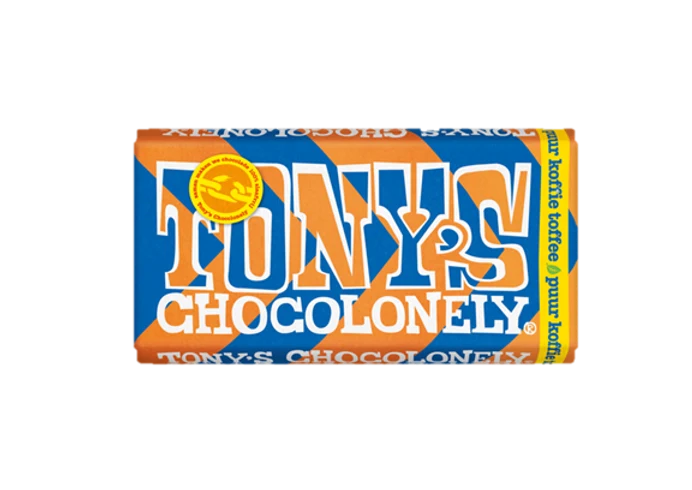 Tony's Chocolonely Bars Dark Coffee Toffee 180g