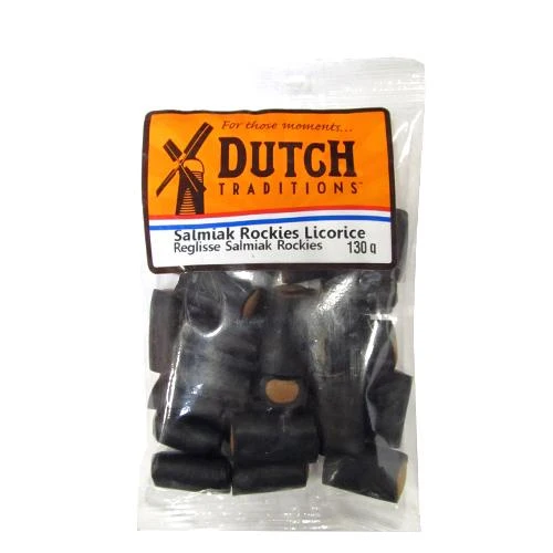 Dutch Tradition Salmiak Rocks Licorice 90g
