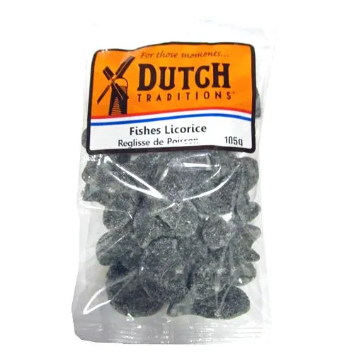 Dutch Tradition Fish Licorice 105g