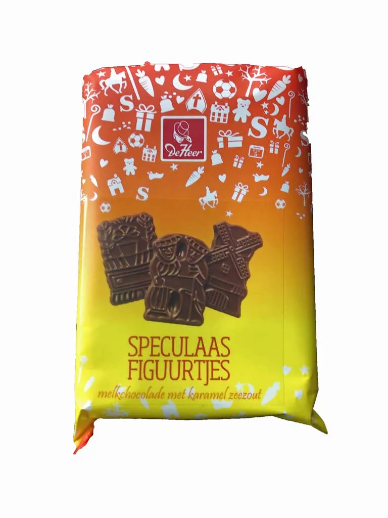 De Heer Speculaas Figuurtjes Caramel Sea Salt 150 g