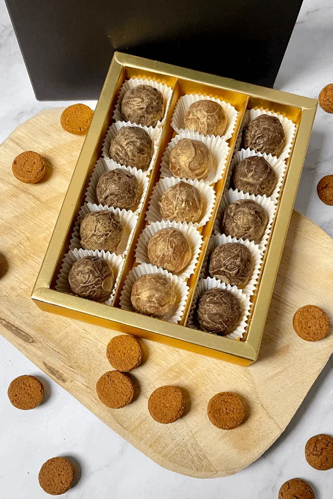 Chocolade truffels per post voor Sinterklaas