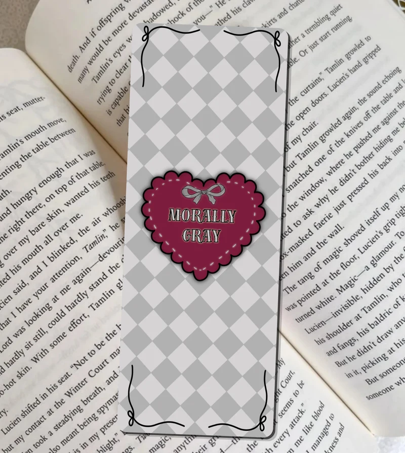 Bookmark paper | Morally Gray