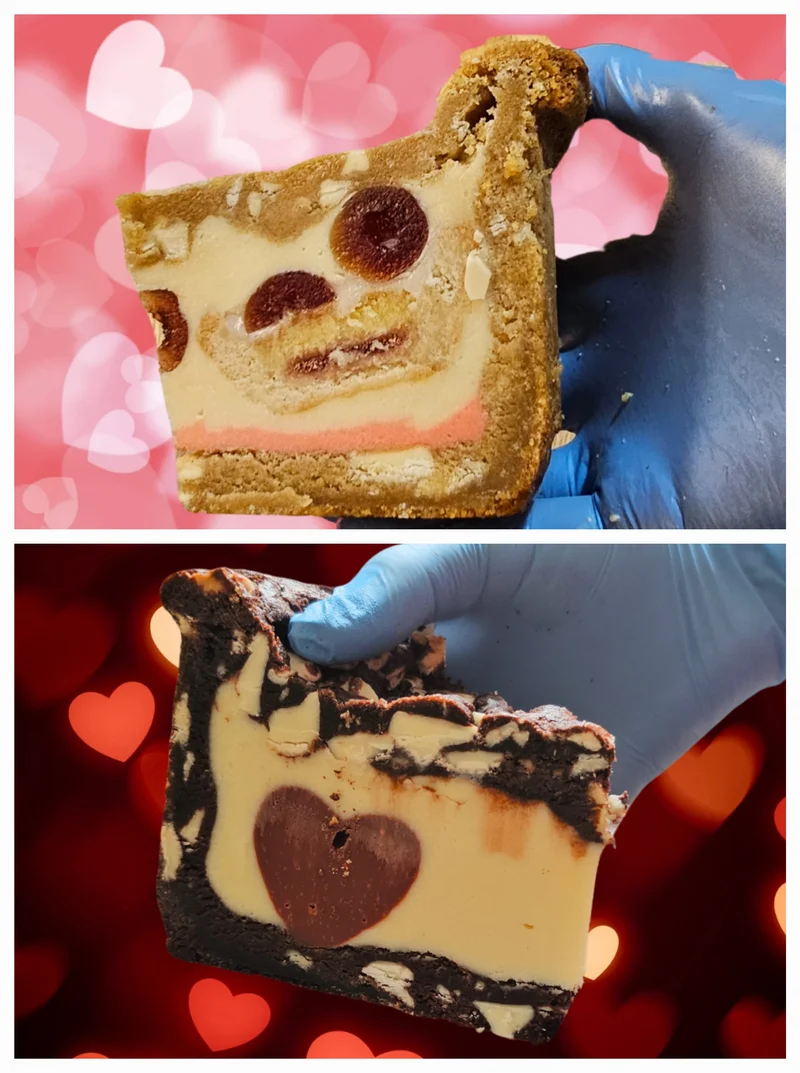 Chunky Gourmet Stuffed Cookie Pie Slice