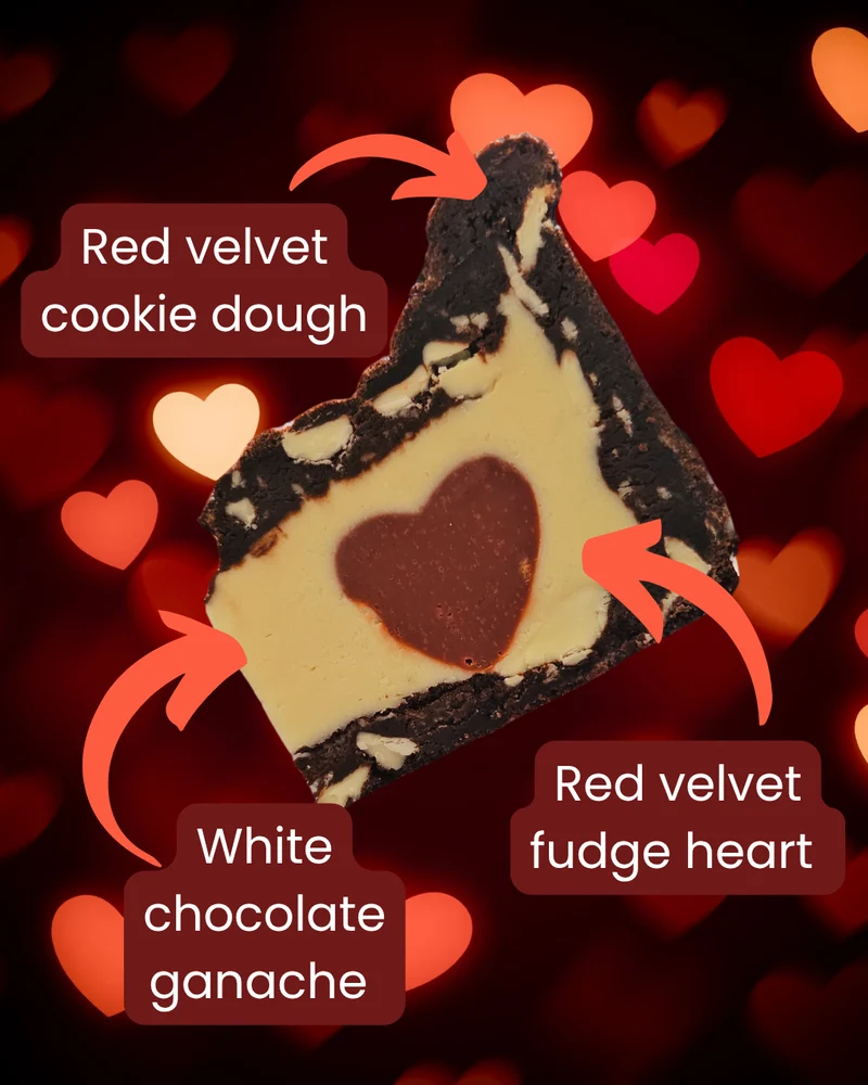 Chunky Gourmet Stuffed Cookie Pie Slice