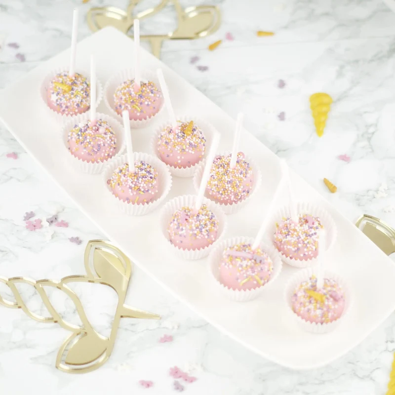 Eenhoorn Cakepops (15 stuks)