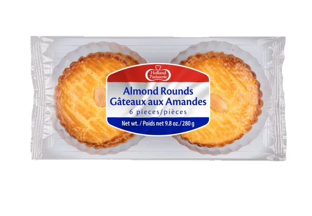 Holland Patisserie Almond Rounds 6pce 280g