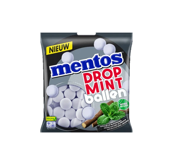 Mentos Licorice Mint Balls 220g