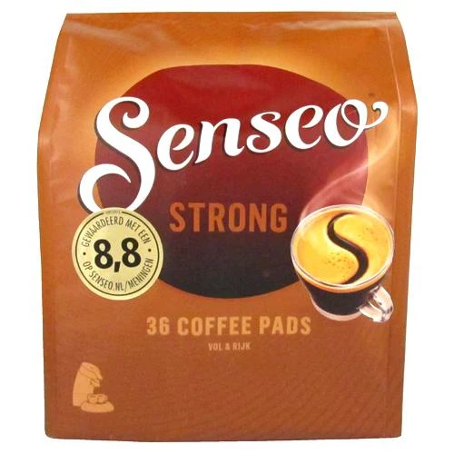 Douwe Egbert Senseo Strong/Dark Roast Coffee 36 Pads 250g Case of 10