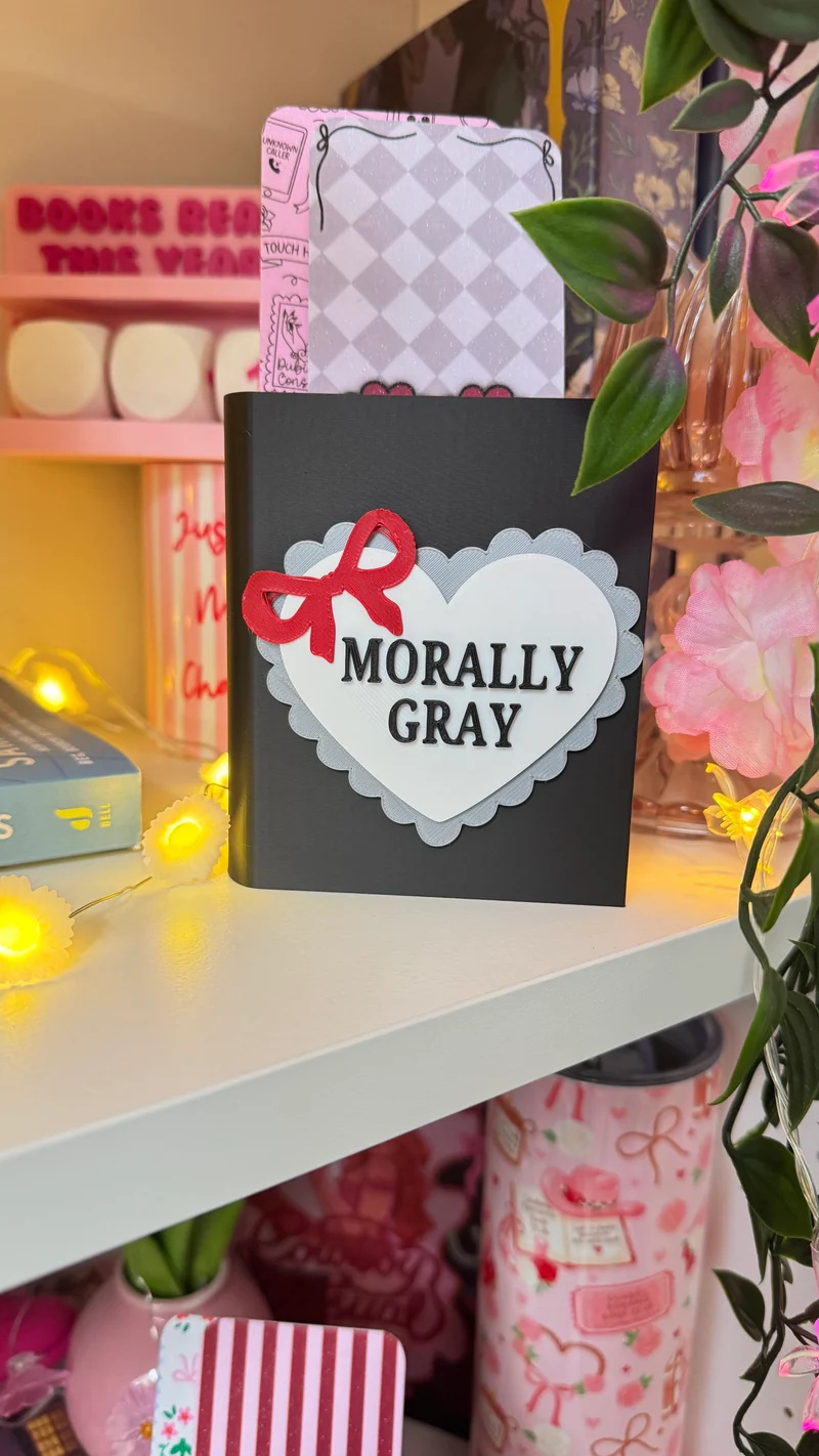 Boekenlegger houder | Morally Gray