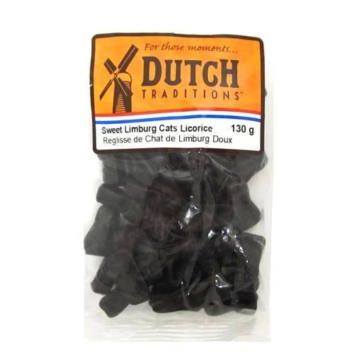Dutch Tradition Cats Licorice 90g