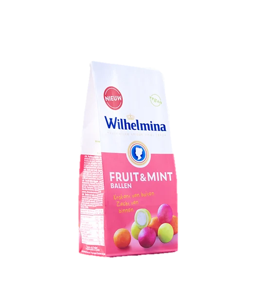 Wilhelmina Fruit & Mint Balls Bag 200g