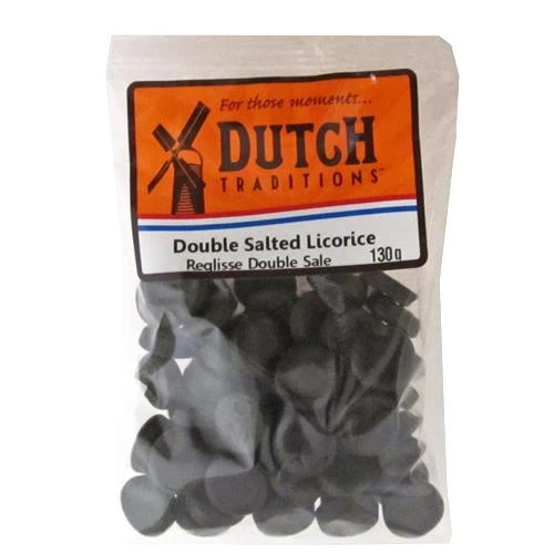 Dutch Tradition Double Salt Licorice 130g