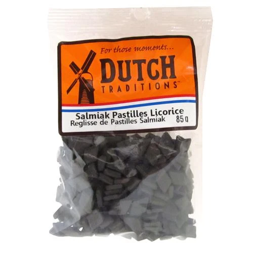 Dutch Tradition Salmiak Pastilles Licorice 85g