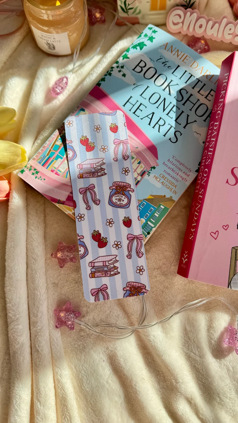 Bookmark paper | Blue Bookish jam