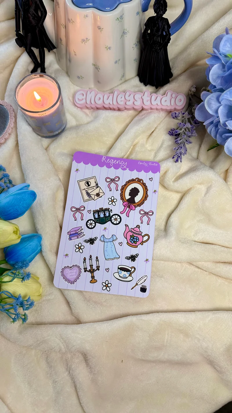 Sticker Sheet | Regency Whimsy Sticker Sheet
