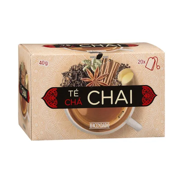 HD TÉ CHAI 20 UND. 40 GR.