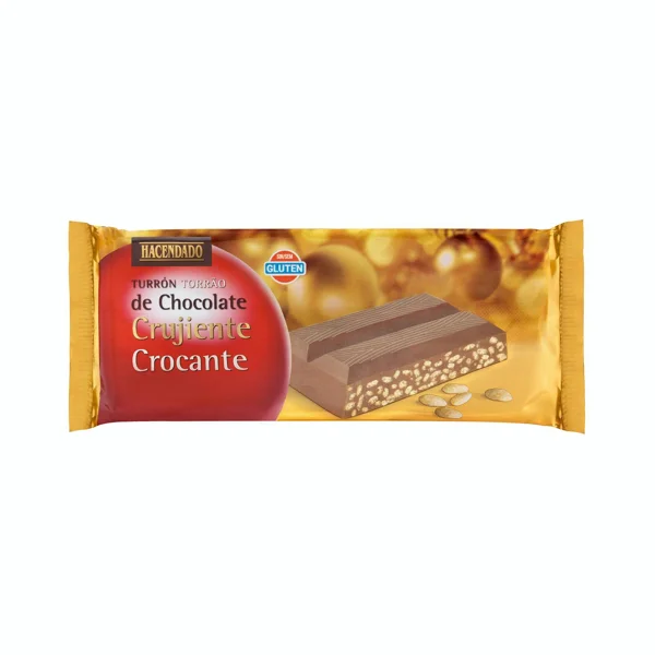 HD TURRÓN DE CHOCOLATE CRUJIENTE 250 GR.