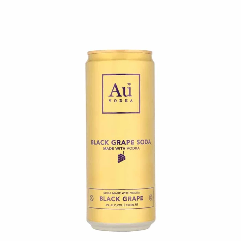 AU VODKA + BLACK GRAPE 33 CL.