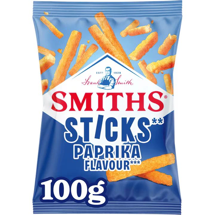 SMITHS STICKS PAPRIKA 100 GR.