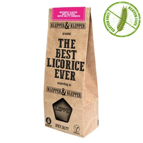 Klepper & Klepper Salty Seaweed Licorice 200g