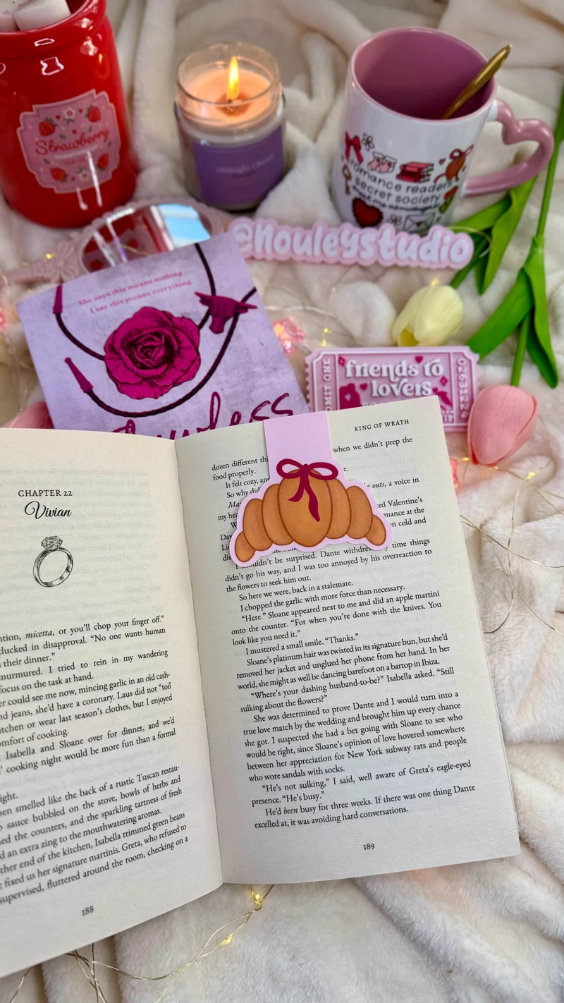 Magnetic Bookmarks l Oh my Croissant