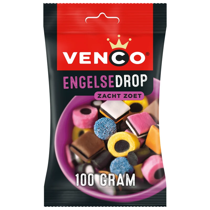 VENCO ENGELSE DROP ZACHT EN ZOET ZAK