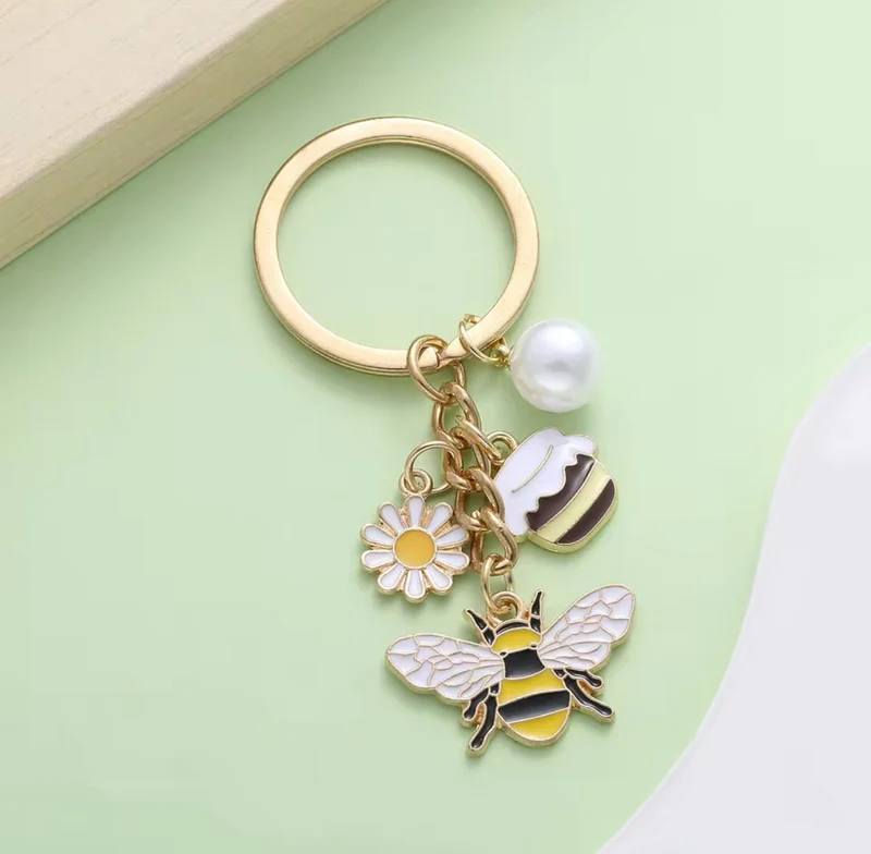 Bee keychain