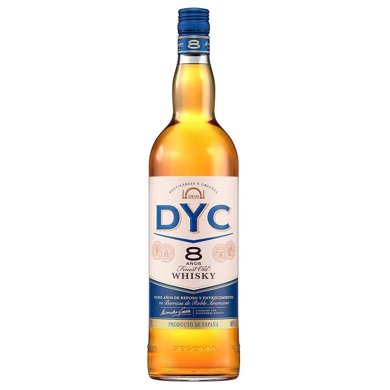 DYC 8 AÑOS WHISKY 70 CL.