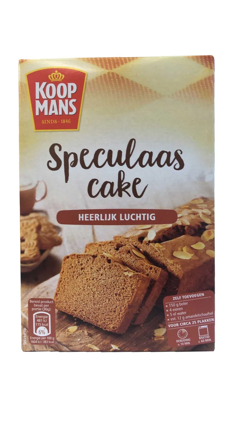 Koopmans Speculaas Cake Mix 400 g