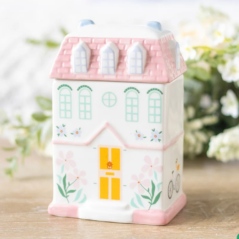 PASTEL HOUSE OIL BURNER AND WAX WARMER