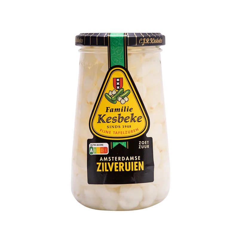 KESBEKE AMSTERDAMSE ZILVERUITJES 370 ML.