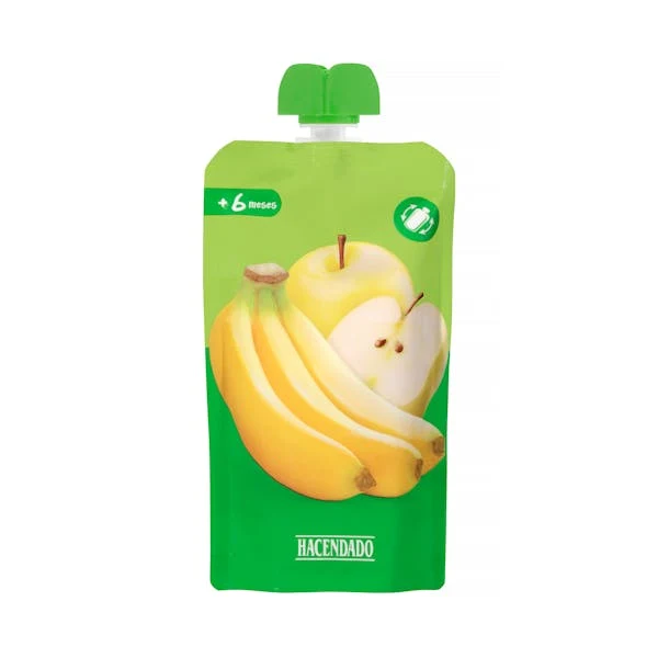 HD PURÉ PLÁTANO & MANZANA 120 GR.