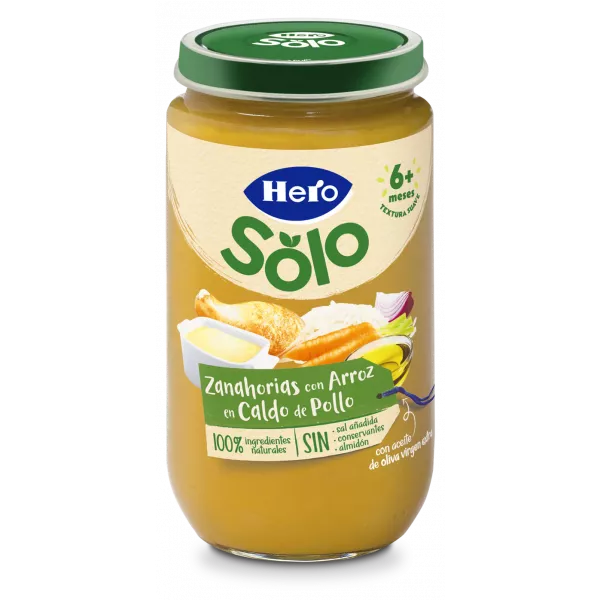 HERO BABY ZANAHORIA ARROZ 6 M. 235 GR.