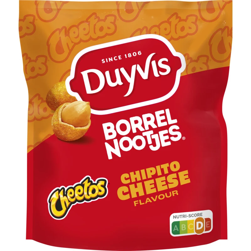 Duyvis Borrelnootjes Cheetos Chipito Cheese 200 Gram