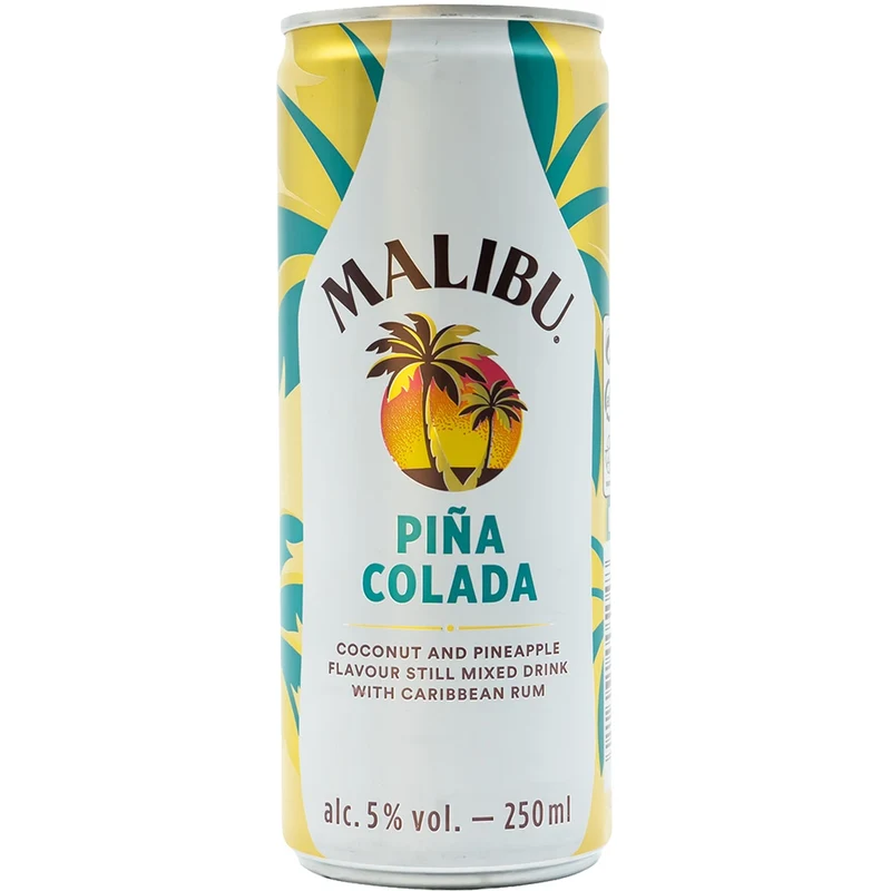 MALIBU PIÑA COLADA LATA 12x25 CL.